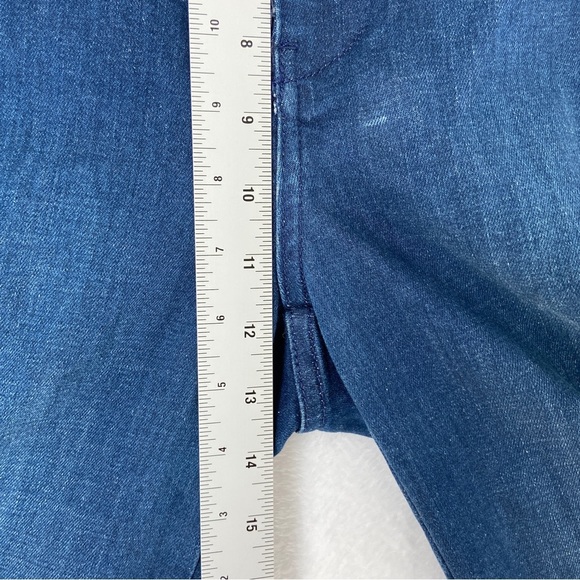 Pilcro Anthropologie Womens Blue Denim The Pier Relaxed Trouser Jeans Size 27 - Picture 8 of 16